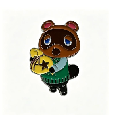 Raccoon Game Character Lapel: Yaxa sancaqları