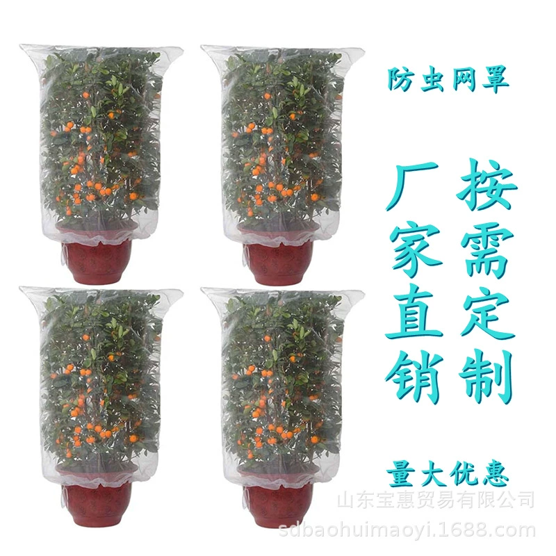 Трансграничный амазонский фруктовый сад растение, защищенный от насекомых, сетчатый мешок, защищенный от насекомых, сетчатый чехол, фруктовое дерево, сад, защищенный от насекомых, сетка