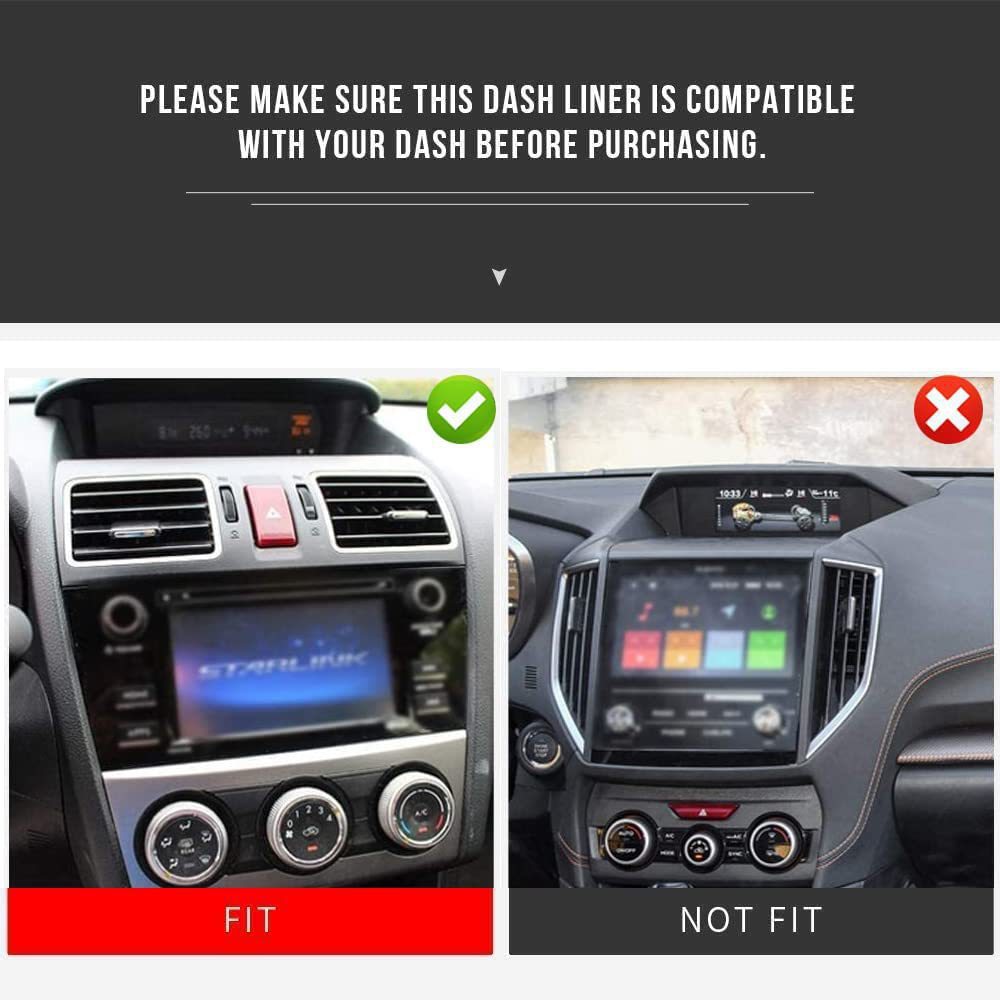 Suitable for 18-23 Subaru Forester Simple Instrument Panel Anti-Slip Mat 18-23 Crosstrek/Impreza
