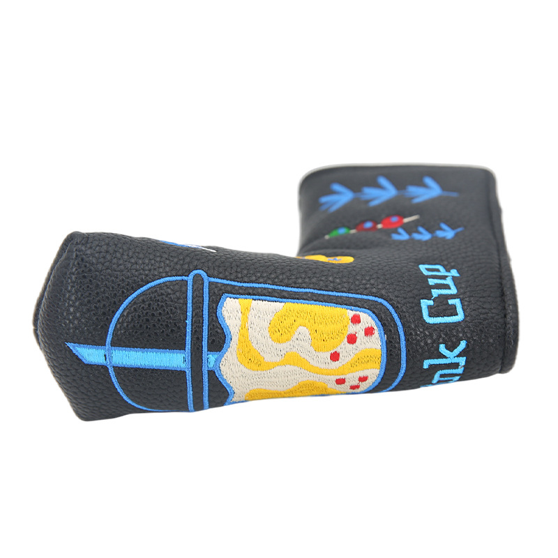 Nuevo Club de golf putter tapa de la PU cubierta protectora recta imán cerrado suministro directo de fábrica Venta caliente transfronteriza