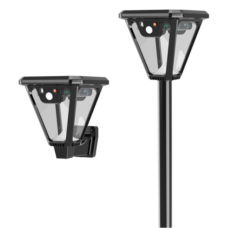 Venta al por mayor lámpara de jardín solar al aire libre enchufe impermeable lámpara de césped LED decoración del hogar Luz de la noche lámpara de césped