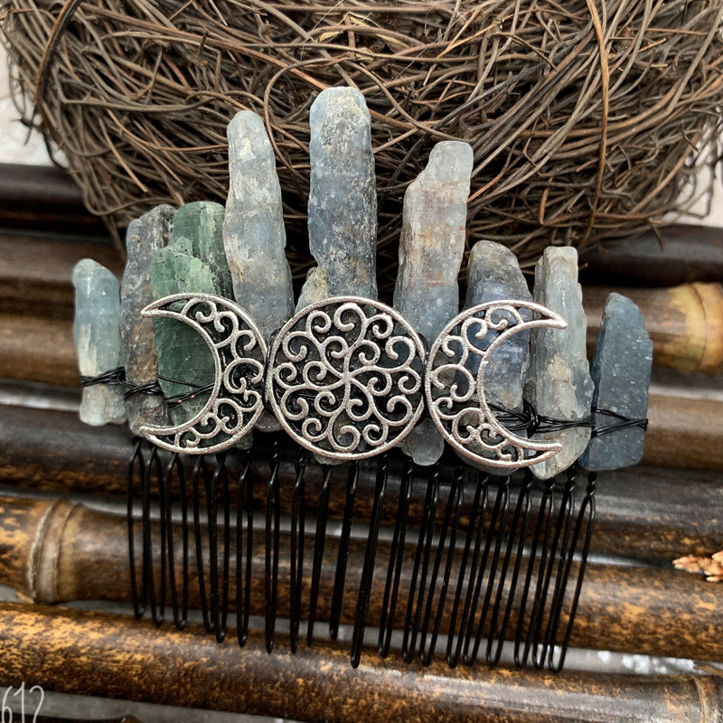 블루 크리스탈 블랙 라인 실버 문