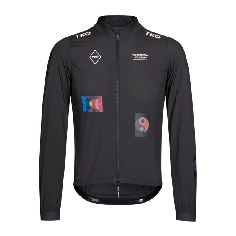 Pas Tko Bicycle Windbreaker Long-Sleeved Cycling Windbreaker Road Bike Jacket Lightweight Waterproof Double Zipper Belt