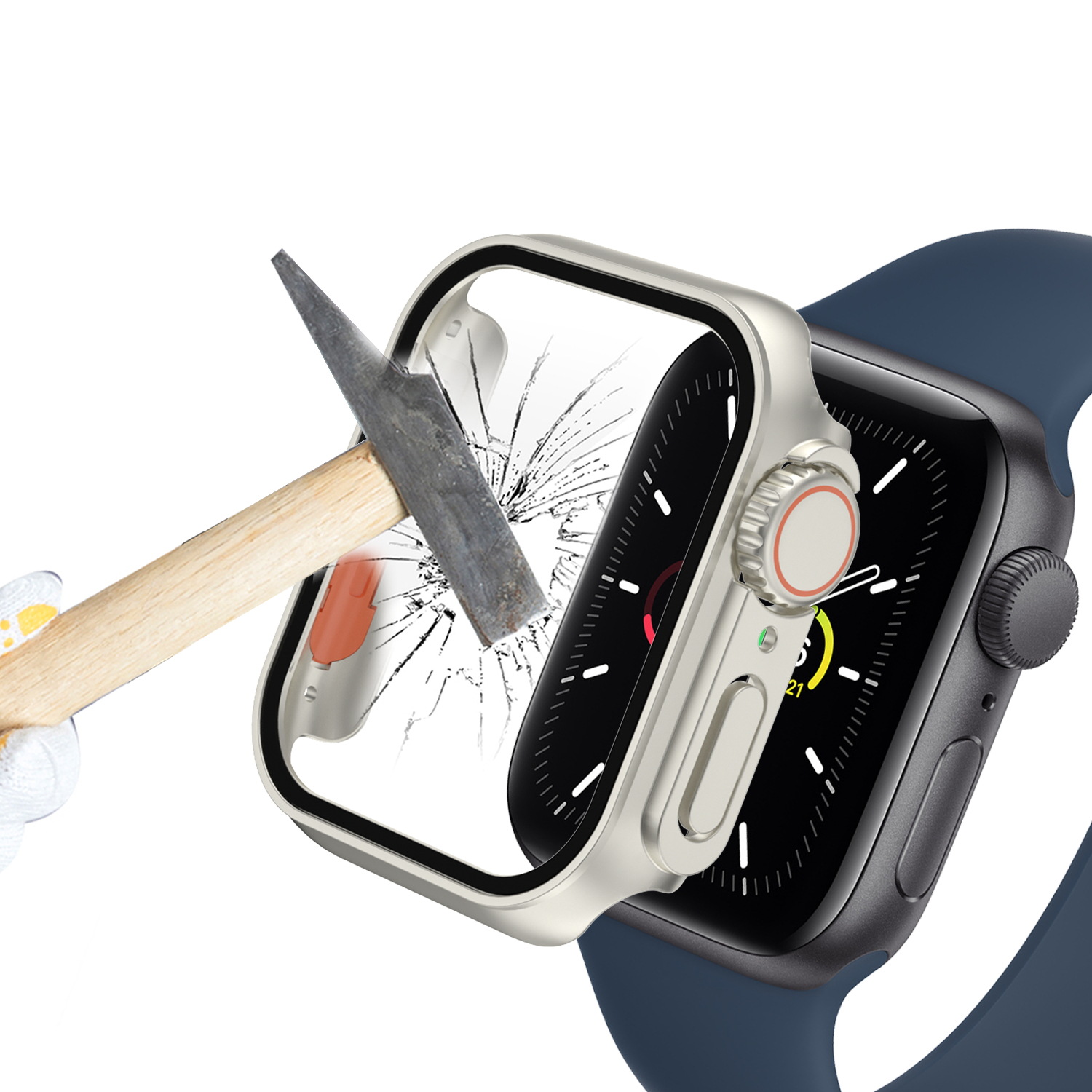 適用蘋果手錶45mm表殼iwatch7秒變ultra保護套apple watch8手錶殼