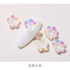 Resin for manicure contains rose, three dimensional white accessory, nail decoration, mountain tea, wholesale