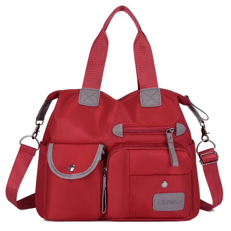 Bolsos de mujer europeos y americanos transfronterizos 2025, bolsos de maternidad, bolsos de hombro de nailon, bolsos de viaje grandes, bolsos cruzados, gran capacidad
