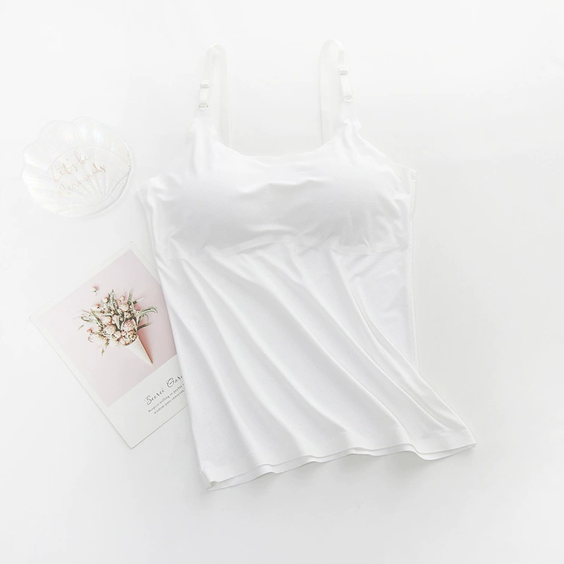 Бюстье без шва Ice-silk с встроенными чашками, красивый зتوback, стройный силуэт без следов