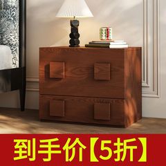 电视柜中柜组合卧室收纳家用斗柜古风柜客厅储物柜卡门美式床头柜