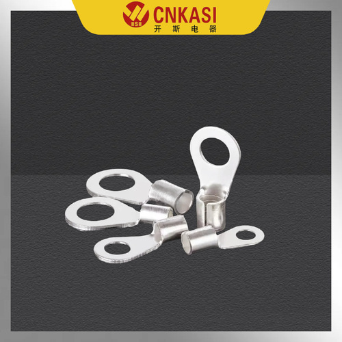 OT brass silver-plated round cold-pressed terminal 0.5-16 square terminal lug copper nose lug bare terminal