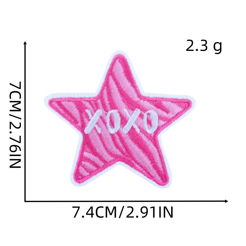 3g Weight Clothing Sticker Patches Classification 1 Piece, 1 Set Quantity Nonwoven, Polyester Material Animal, Letter Pattern Cute Style 1 Piece 1 Set Cute Animal Letter Nonwoven Polyester Clothing Sticker Patches 4
