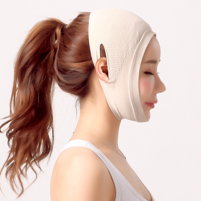 V-face bandage mask double chin instrument face lifting face drooping beauty V-face device face sculpting micro-needling