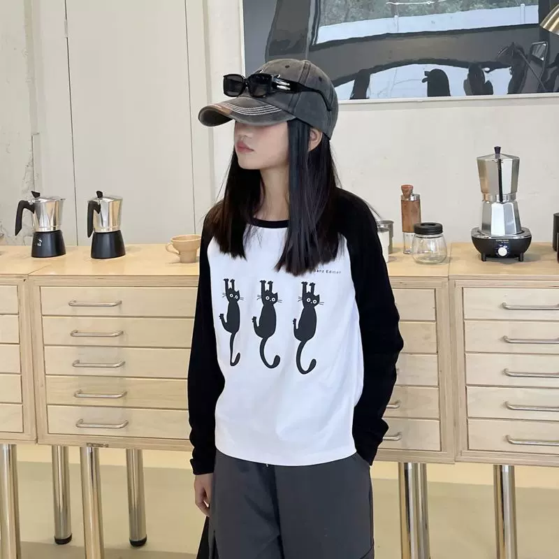 女童长袖T恤儿童2025春秋季新款中大儿童德绒打底衫内搭上衣童装