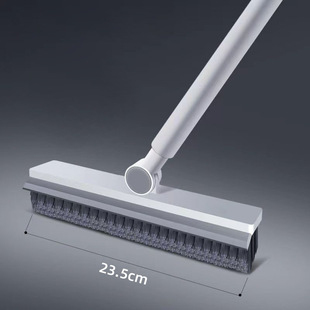 Rotating Three-In-One Extended Bathroom Floor Seam Toilet Scrubber Brush for Cleaning Gaps