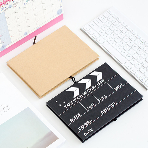Handmade diy photo album retro organ classmate record couple baby growth graduation album kraft paper gift book