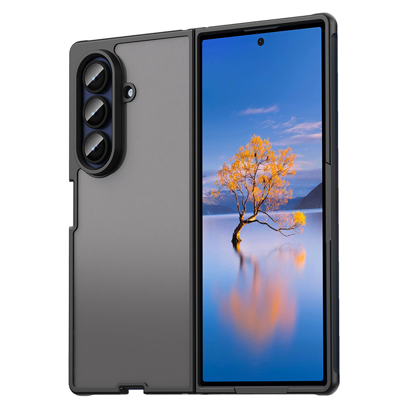Galaxy Z Flip7 保護カバー Samsung Z Fold7 携帯電話ケース 肌に優しい PC+TPU 落下防止つや消しに適しています。|undefined
