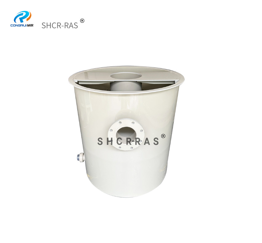 新型帆布pp养殖虾池用粪便过滤鱼池底部清洁虾壳残渣收集器