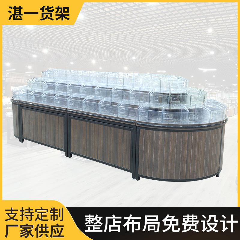 超市货架  超市散称柜台系列便利店货架钢木货架母婴店超市金属架