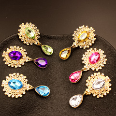 水滴合金花盤水ドリルアクセサリーDIY金色水ドリルアクセサリー合金花盤ドリルボタン