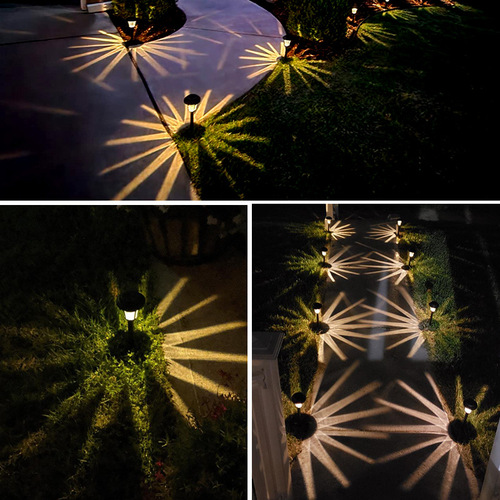 Cross-border solar lights outdoor garden lights garden villa lawn lights outdoor ground plug waterproof path landscape lights
