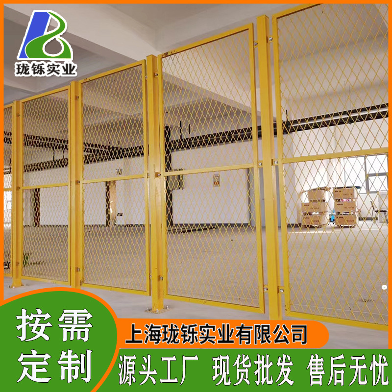 车间隔离网 仓库场地室内钢丝浸塑框架护栏网 园区绿化厂区围栏网