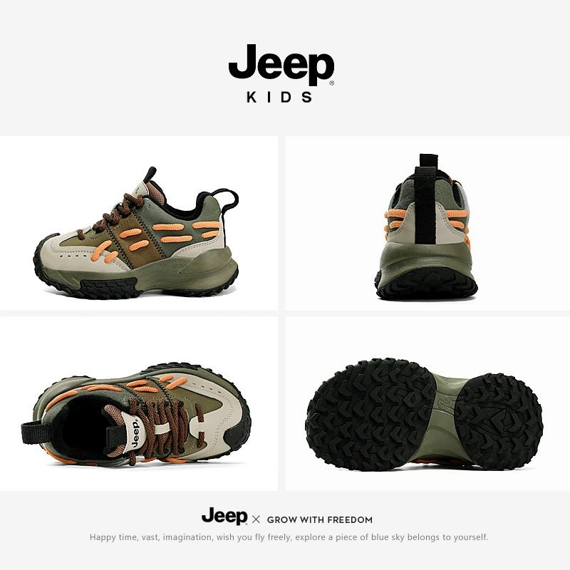 Jeep, детские демисезонные спортивные ботинки, нескользящая обувь для мальчиков, коллекция 2023