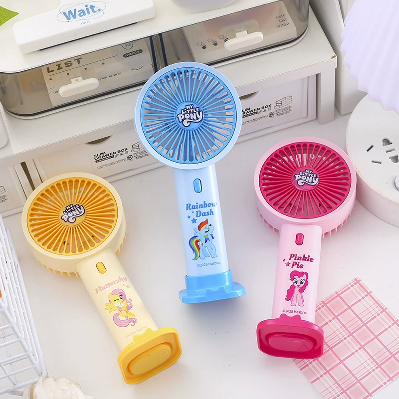 Crayons, handheld genuine cartoon air fan