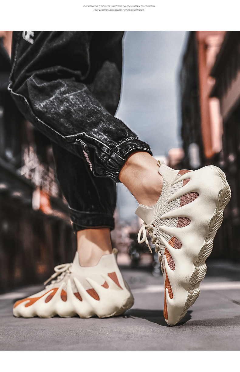 2023 Sommer neue Herren Sportschuhe Studenten Vance Kokosnuss Schuhe atmungsaktiv fliegendes Mesh Casual Running trendige Schuhe_voghion.com