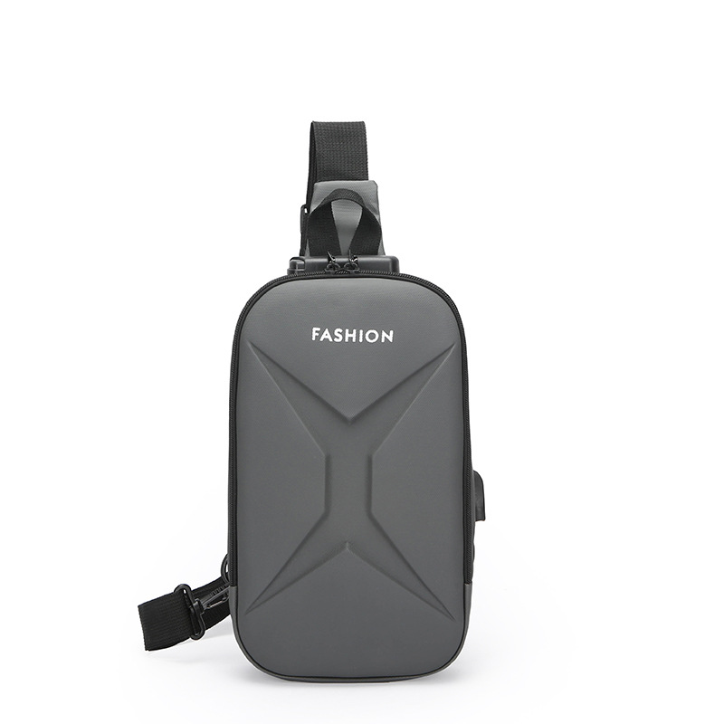 2025 verano mochila casual bolso de pecho para hombre bolso de mensajero bolso de puerto de carga USB al por mayor transfronterizo bolso de hombro de moda