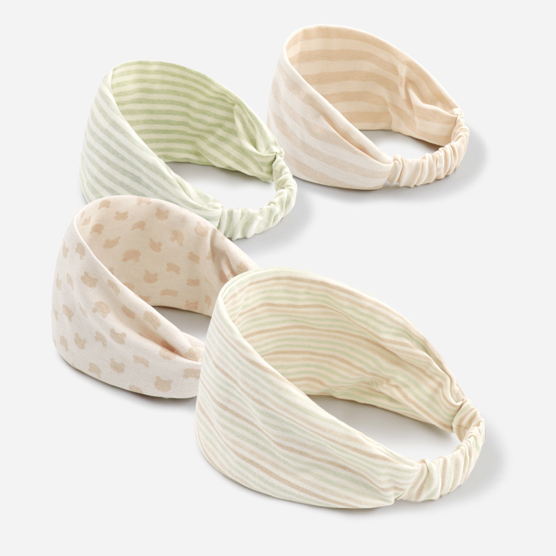 Baby care headband, summer postpartum hat, all-season pure cotton maternity cap, autumn and winter postpartum windproof hat, one-piece set for sale