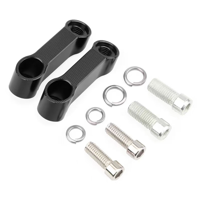 Motorcycle and Electric Vehicle Modified Reflector Mirror Bracket, Rearview Mirror Extension and Widening Bracket Accessories