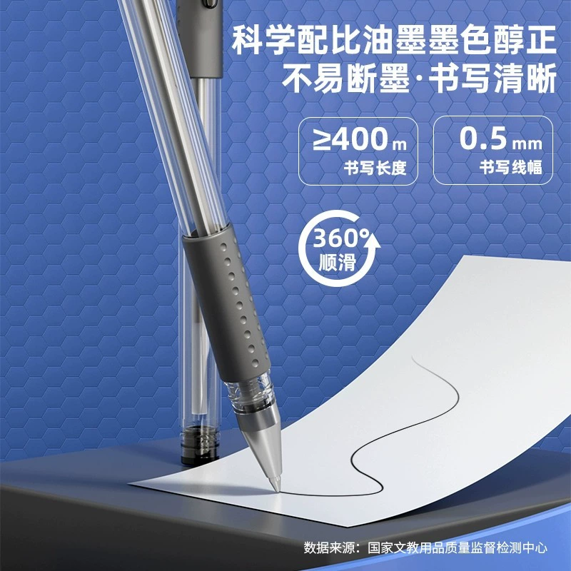 Rollerball pen, stationery for students, 0.5mm