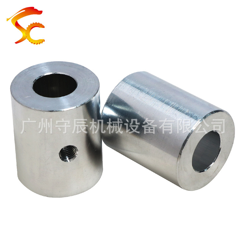 打印机铝合金光轮惰轮 内孔12 总高30 无挡边无台阶 顶丝孔M5*1