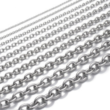 厂家现货链条散件不锈钢O字链宠物链条diy手链配链服装箱包饰品链