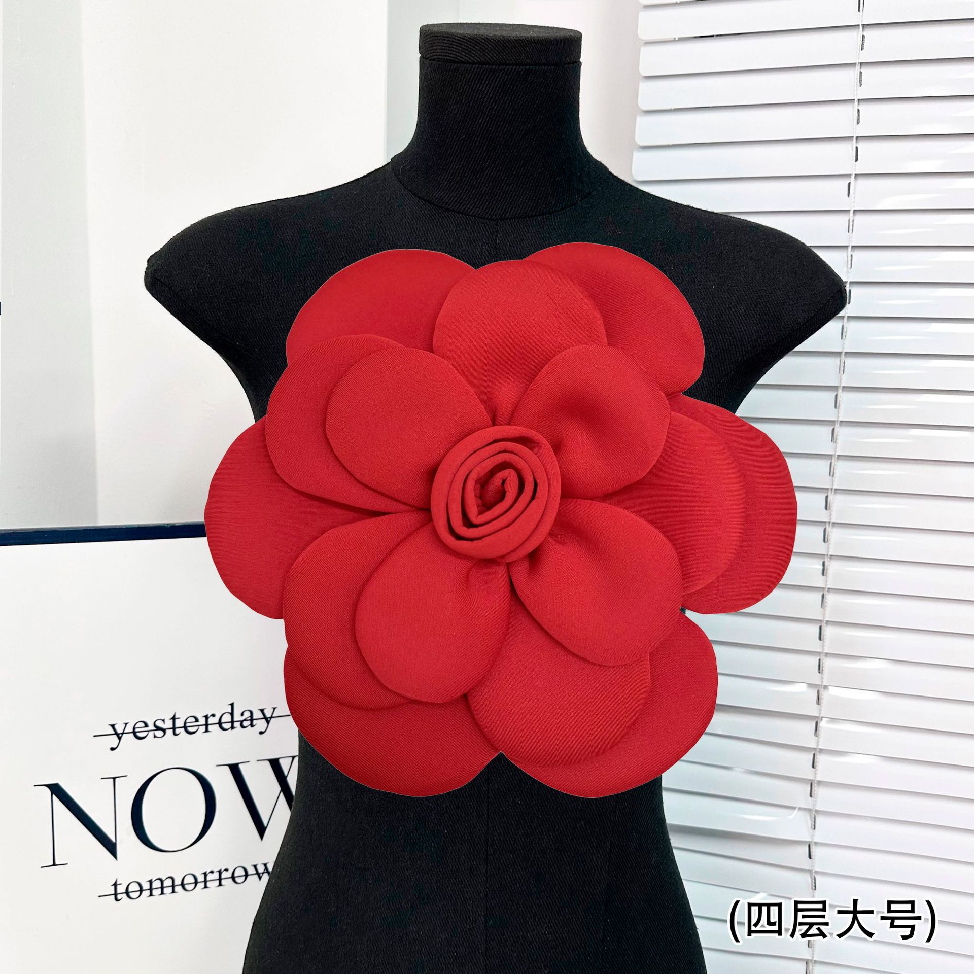 Comercio exterior transfronterizo tela tridimensional flor camisa vestido vestido DIY accesorios de flor hechos a mano venta directa fábrica