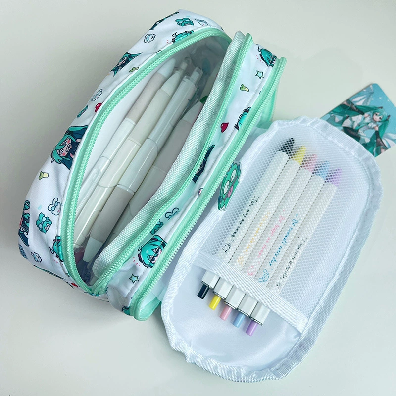 High quality cute capacious pencil case for students