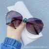 Brand sunglasses, glasses solar-powered, fashionable sun protection cream, 2022 collection, Korean style, UF-protection, internet celebrity