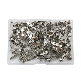 120 multi-size full-size buckle pin bottled plastic boxed safety pin simple pin badge brooch accessories buckle pin