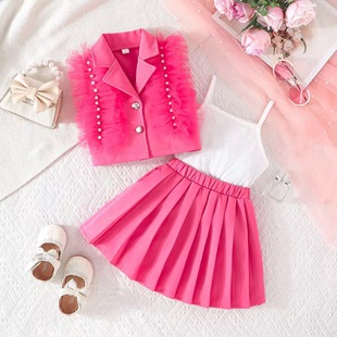 ���R�d�W��ͯ�b�羳�ļ��¿�Ůͯ��ɫ��ë�R�װ���ȹ���b�WԺ�L
