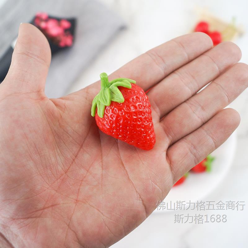 Artificial grass, plastic strawberry PVC, toy, DIY
