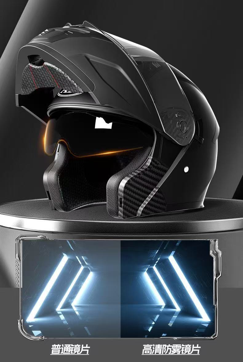 Cross-Border Factory Wholesale Motorcycle Helmets for Men and Women, Open-Face Helmets for All Seasons, Electric Vehicle Off-Road Riding Safety Helmets