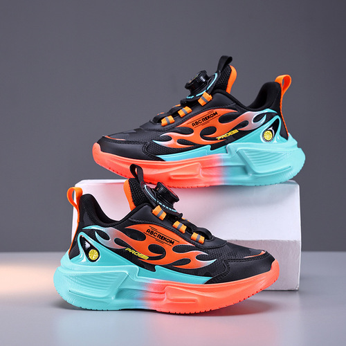 Autumn new boys 'sneakers, non-slip outsole, primary and secondary school students' sneakers, leather, waterproof casual children's shoes
