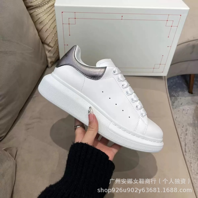 2025春季麦昆小白鞋女新款百搭松糕厚底增高运动真皮休闲鞋板鞋女|undefined