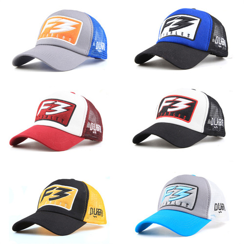  New 3D Embroidered F3 Mesh Baseball Cap Cotton Baseball Cap Men's Striped Baseball Cap AliExpress Korean Version
