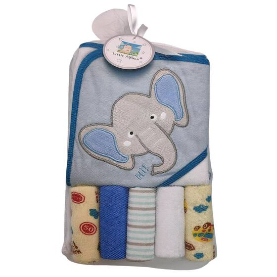 Foreign Trade Cross-border Baby Bath Towel Small Square Towel Cartoon Animal Embroidered Children's Bag Towel Hooded Cloak