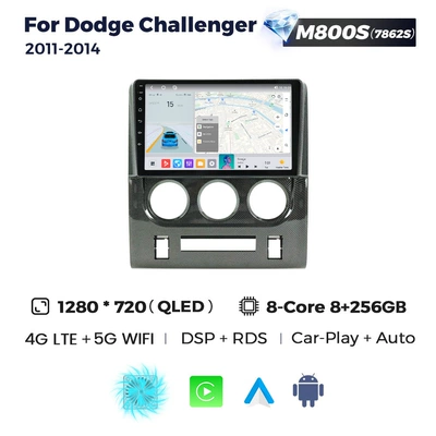 DVD Navigation – Android Car Navigator - m800s-8256-eight-core-full-network-communication-black
