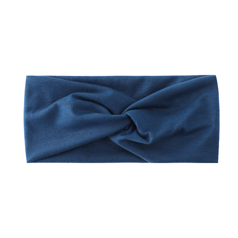 Europa y América de yoga bohemio deportes banda para el cabello elástico antideslizante banda para el cabello de ala ancha entrenamiento correr sudor-absorbente diadema de las mujeres