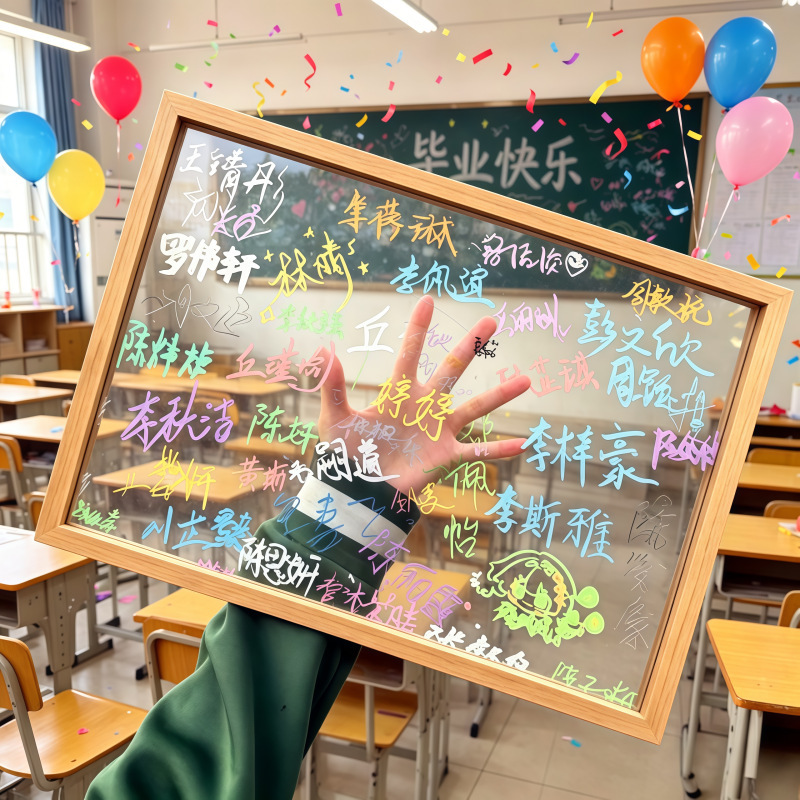 Graduation Season Gift Signature Commemorative Photo Frame Acrylic Board Graffiti Youth Memory Album Handmade DIY Ornament Graduation Season Gift Signature Commemorative Photo Frame Acrylic Board Graffiti Youth Memory Album Handmade DIY Ornament