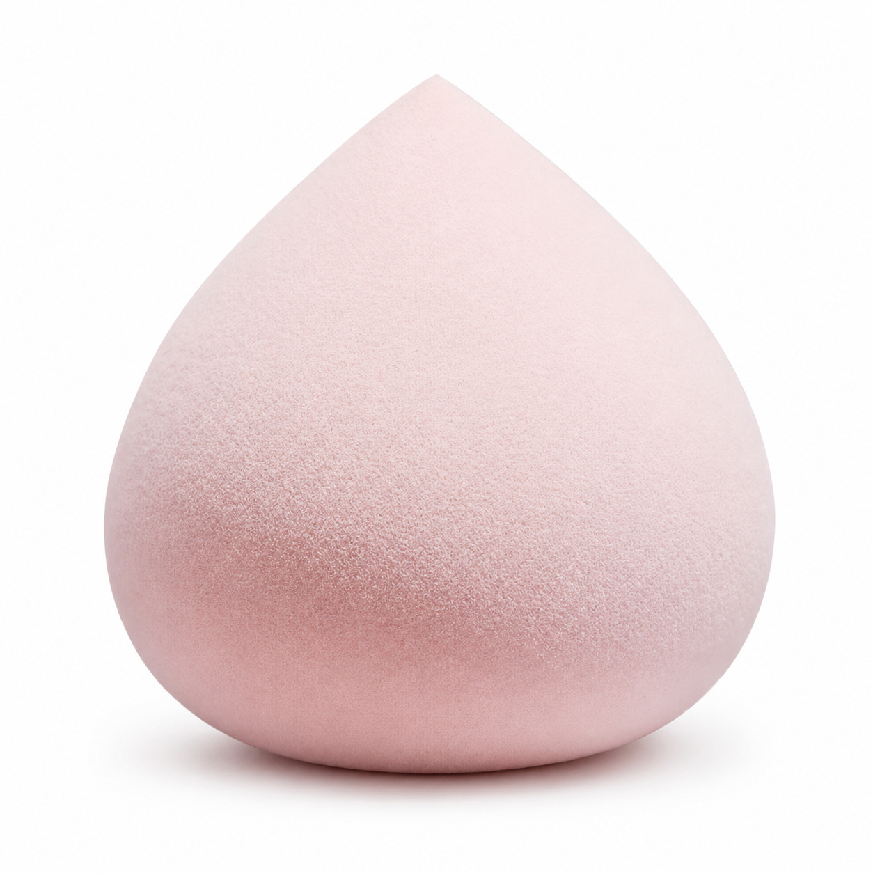 Esponja de Maquillaje Grande Color Durazno, Ultra Suave, No Absorbe Polvo, Se Expande al Mojarse, Doble Uso para Aplicación en Seco y Húmedo, Esponja de Maquillaje en Forma de Huevo al por Mayor