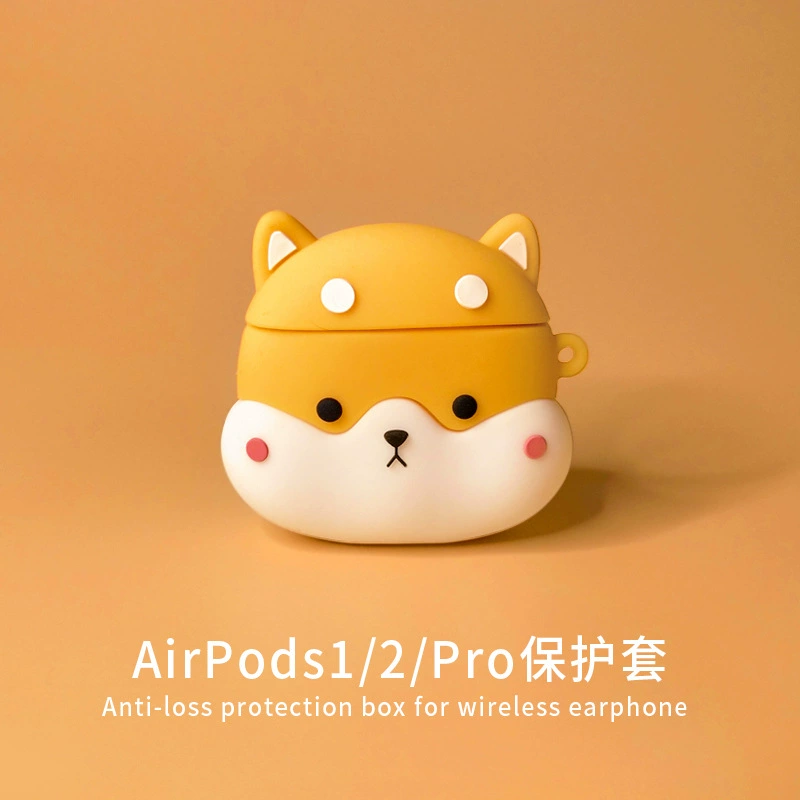 Кейс из силикона для AirPods, совместим с AirPods 1/2 / Pro / 3, милый защитный чехол