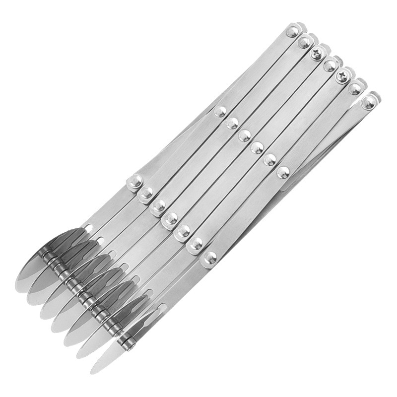 in stock Stainless Steel Retractable Roller Pizza Cutter Double-head Single-head Multi-wheel Facial Cutter Dipper Cutter